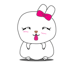 Cutie mini rabbit sticker #6704563