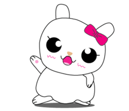 Cutie mini rabbit sticker #6704564