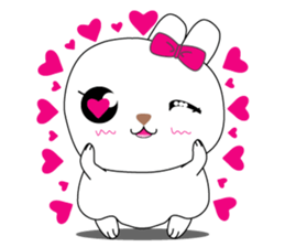 Cutie mini rabbit sticker #6704565