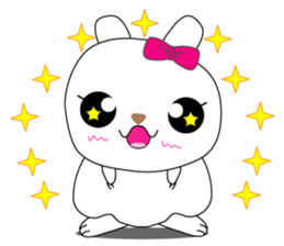 Cutie mini rabbit sticker #6704566