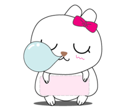 Cutie mini rabbit sticker #6704567