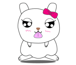 Cutie mini rabbit sticker #6704572