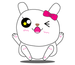 Cutie mini rabbit sticker #6704573