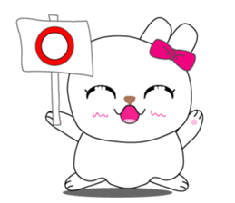 Cutie mini rabbit sticker #6704576