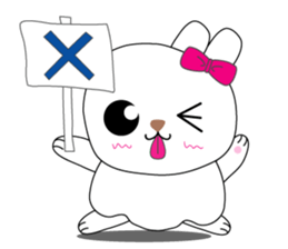 Cutie mini rabbit sticker #6704577