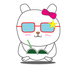 Cutie mini rabbit sticker #6704583