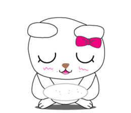 Cutie mini rabbit sticker #6704586