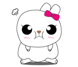 Cutie mini rabbit sticker #6704588