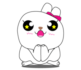 Cutie mini rabbit sticker #6704591