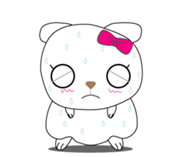 Cutie mini rabbit sticker #6704592