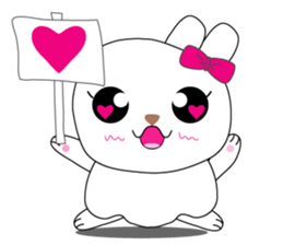 Cutie mini rabbit sticker #6704593
