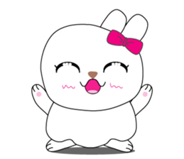 Cutie mini rabbit sticker #6704595