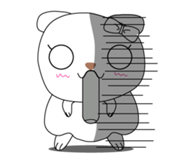 Cutie mini rabbit sticker #6704599