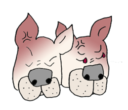 LOVE French  bulldog sticker #6704685
