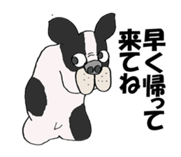 LOVE French  bulldog sticker #6704688
