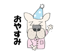 LOVE French  bulldog sticker #6704691