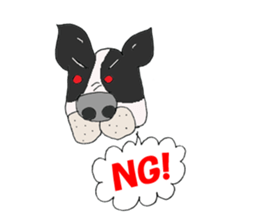 LOVE French  bulldog sticker #6704692