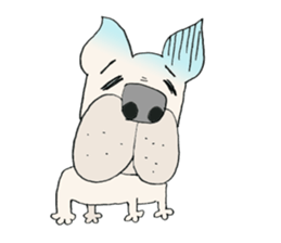 LOVE French  bulldog sticker #6704697