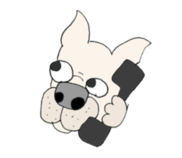 LOVE French  bulldog sticker #6704701