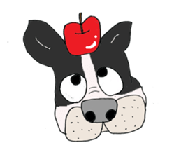 LOVE French  bulldog sticker #6704702