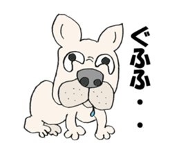 LOVE French  bulldog sticker #6704710