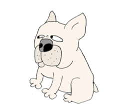 LOVE French  bulldog sticker #6704711