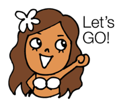 Beach girl & Friend of the sea sticker #6704730