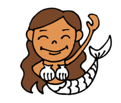 Beach girl & Friend of the sea sticker #6704734