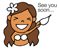 Beach girl & Friend of the sea sticker #6704740