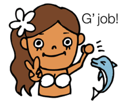 Beach girl & Friend of the sea sticker #6704746