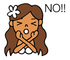 Beach girl & Friend of the sea sticker #6704758