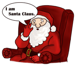 I am Santa Claus.(English) sticker #6704841