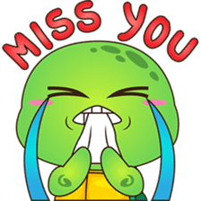 Pura, the funny turtle, version 5 sticker #6705240