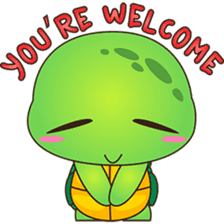 Pura, the funny turtle, version 5 sticker #6705251