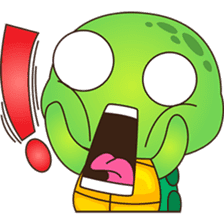 Pura, the funny turtle, version 5 sticker #6705254