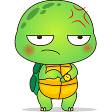 Pura, the funny turtle, version 5 sticker #6705269