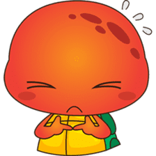 Pura, the funny turtle, version 5 sticker #6705276