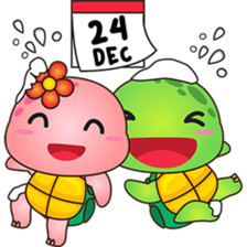 Pura and Pika - Merry Christmas! sticker #6705321
