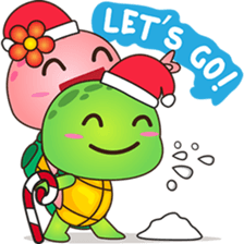 Pura and Pika - Merry Christmas! sticker #6705327