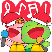 Pura and Pika - Merry Christmas! sticker #6705330