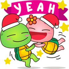 Pura and Pika - Merry Christmas! sticker #6705332