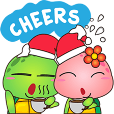 Pura and Pika - Merry Christmas! sticker #6705337