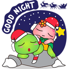 Pura and Pika - Merry Christmas! sticker #6705338