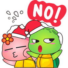 Pura and Pika - Merry Christmas! sticker #6705340