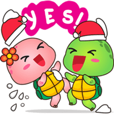 Pura and Pika - Merry Christmas! sticker #6705341