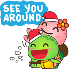 Pura and Pika - Merry Christmas! sticker #6705342