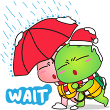 Pura and Pika - Merry Christmas! sticker #6705344
