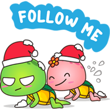 Pura and Pika - Merry Christmas! sticker #6705357