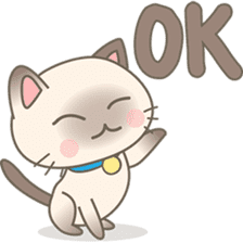 Simi, The siamese kitten (version 3) sticker #6705534