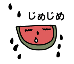 Hot summer & watermelon sticker #6705612